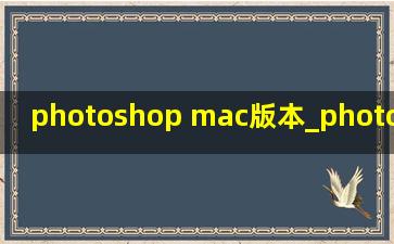 photoshop mac版本_photoshop macos